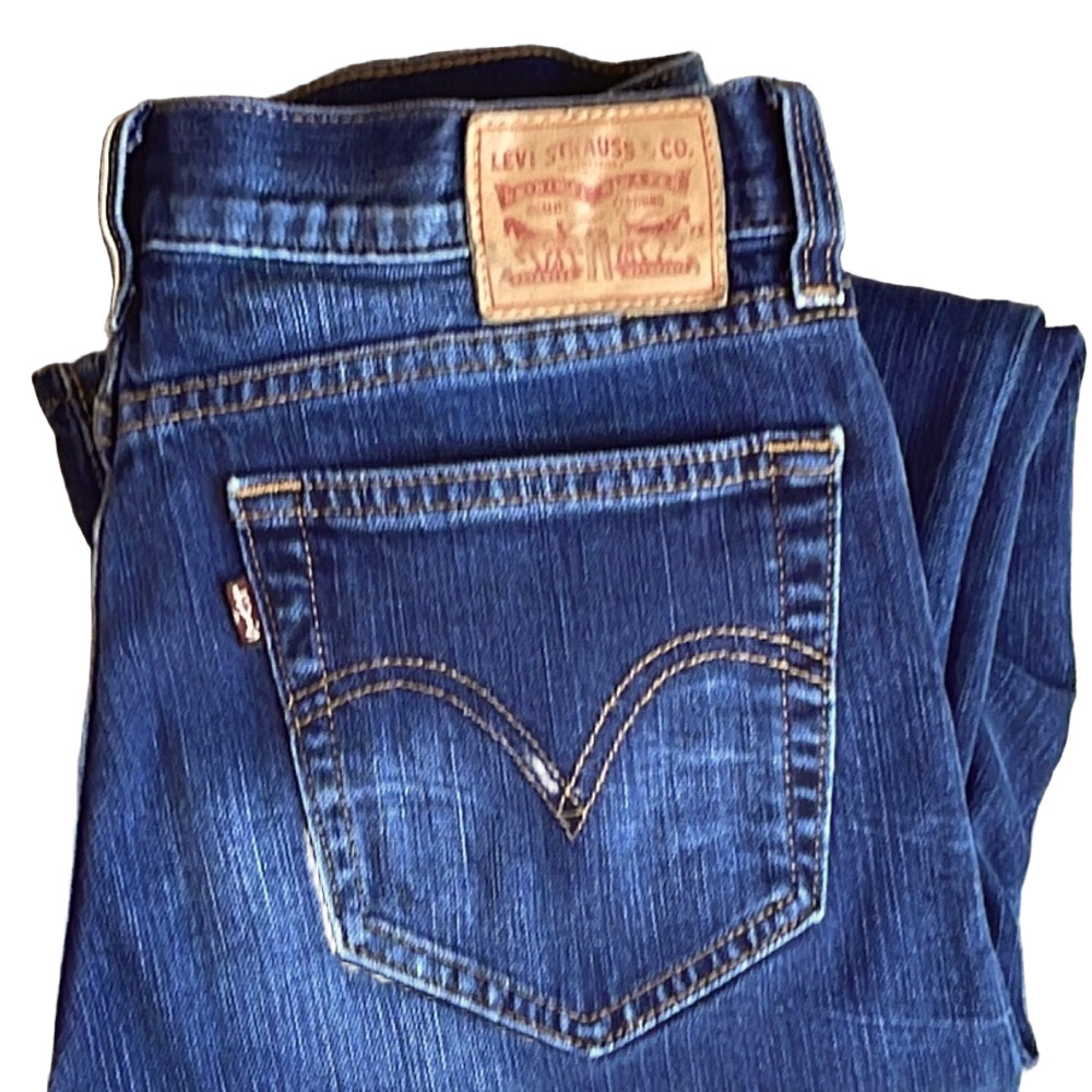 Levi’s Selvedge Indigo Blue Skinny Jeans Classic Stretch Denim Size 27 - Picture 13 of 15